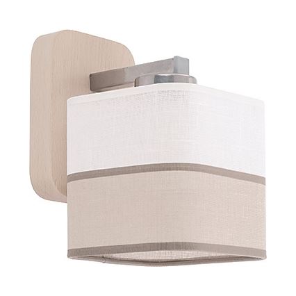 Replacement lampshade for TONI E27 wall sconce, beige/white