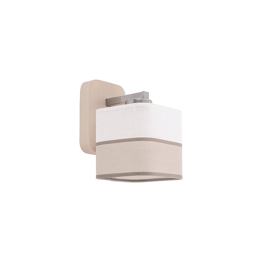 Replacement lampshade for TONI E27 wall sconce, beige/white