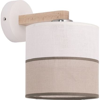 Replacement lampshade for wall light LAURA E27 creamy/beige