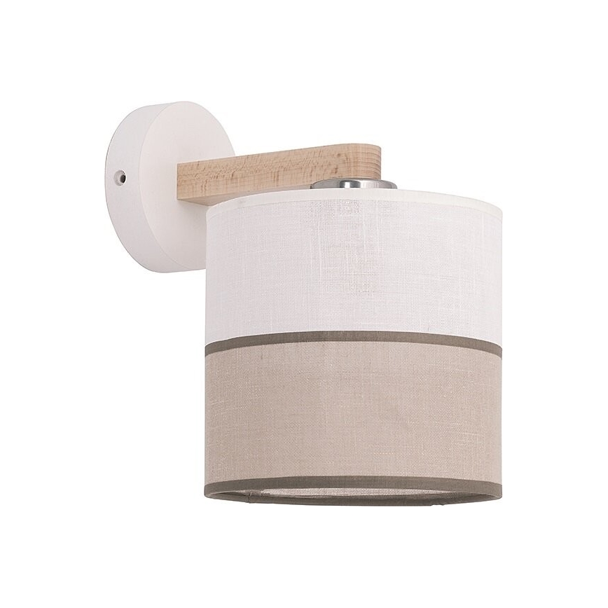 Replacement lampshade for wall light LAURA E27 creamy/beige