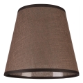 Replacement lampshade for wall light LORENZO E27 d. 16 cm brown