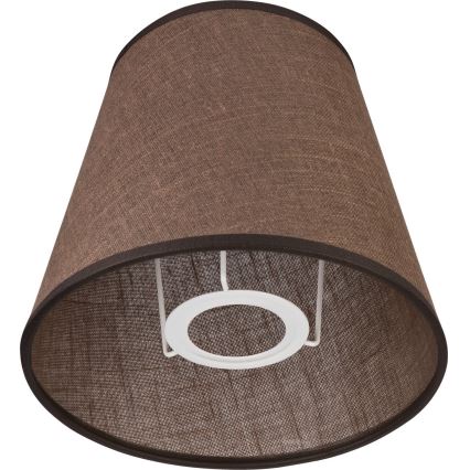 Replacement lampshade for wall light LORENZO E27 d. 16 cm brown
