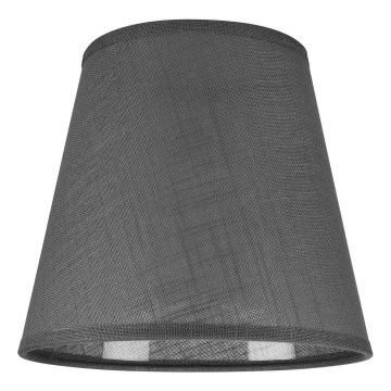 Replacement lampshade for wall light LORENZO E27 d. 16 cm grey