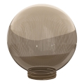 Replacement lampshade for wall light PARK E27 d. 20 cm smoky prismatic