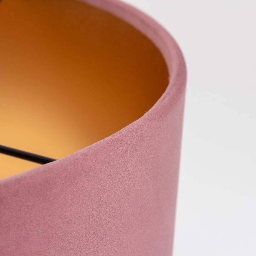 Replacement lampshade for ZWIS chandelier, 38 cm diameter, pink/gold