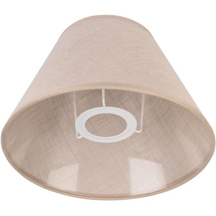 Replacement glass for table lamp JUTA E27 d. 19 cm beige