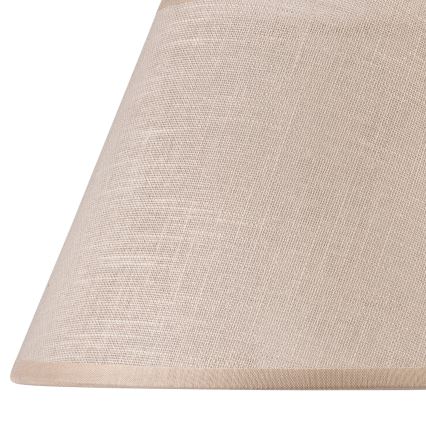 Replacement glass for table lamp JUTA E27 d. 19 cm beige