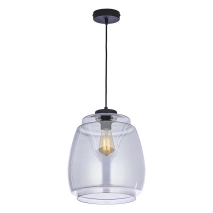 Replacement smoked gray glass for PILAR E27 chandelier