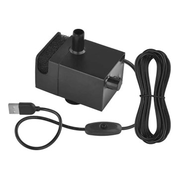 Replacement water pump for smart water fountains black