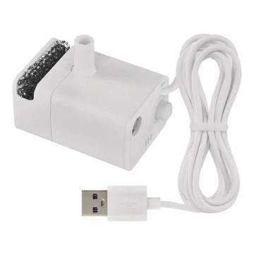 Replacement water pump for water fountains white
