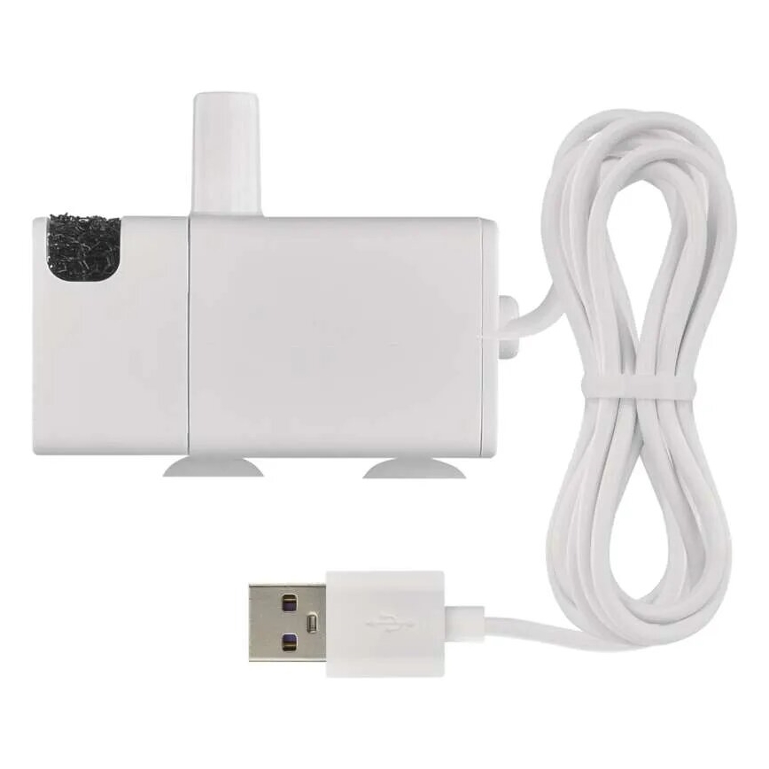 Replacement water pump for water fountains white
