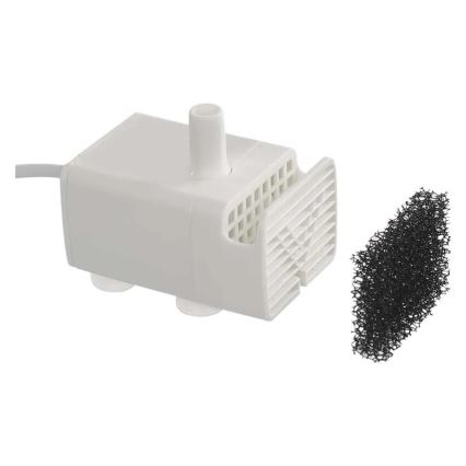 Replacement water pump for water fountains white