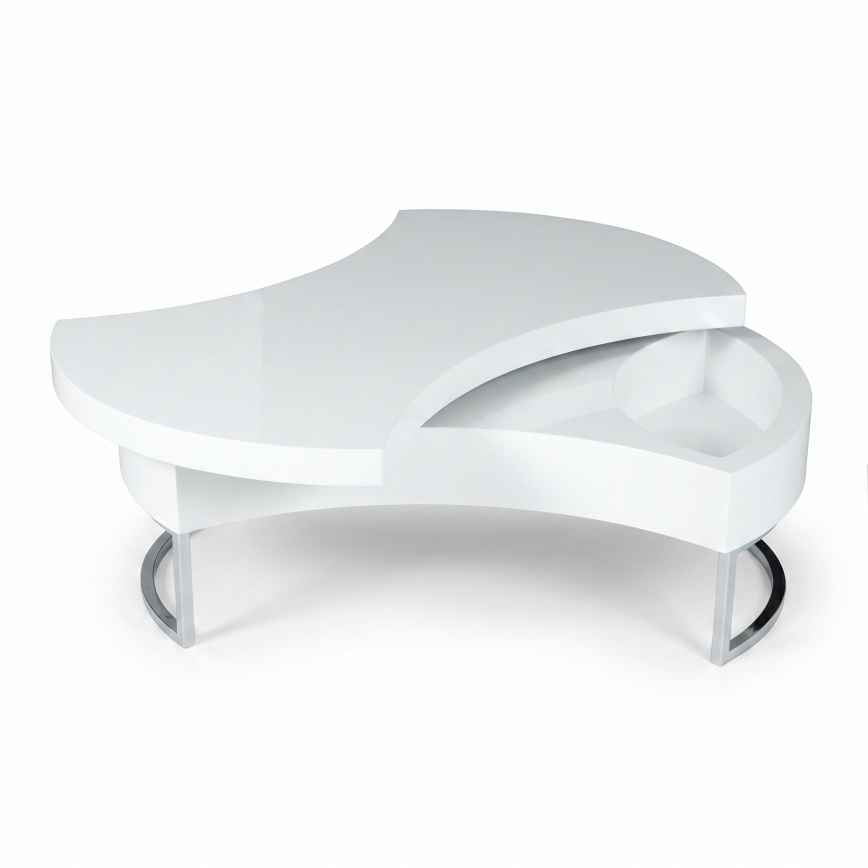 REPOS 115x80 cm Coffee Table, White