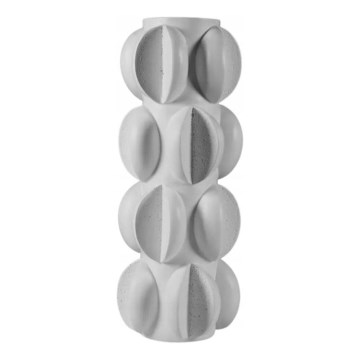 Resin Vase 37x19 cm / Matte White