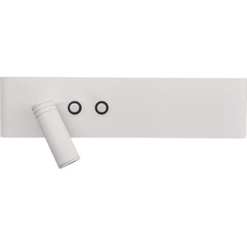 RESORT LED Wall Spotlight LED/10W/230V + LED/3W — White, Left