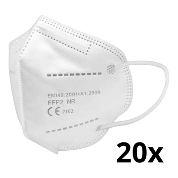 Respirator children's size FFP2 Kids NR CE 0370 white 20pcs