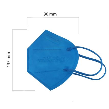 Respirator children's size FFP2 ROSIMASK MR-12 NR blue 1pc