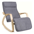 RESTLY Grey Rocking Chair