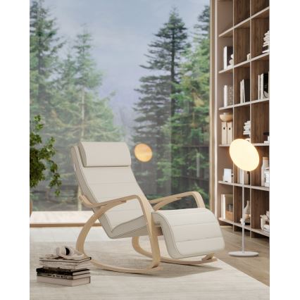 RESTLY Rocking Chair, Beige