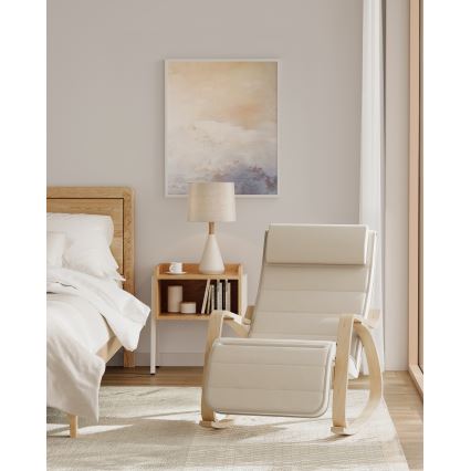 RESTLY Rocking Chair, Beige