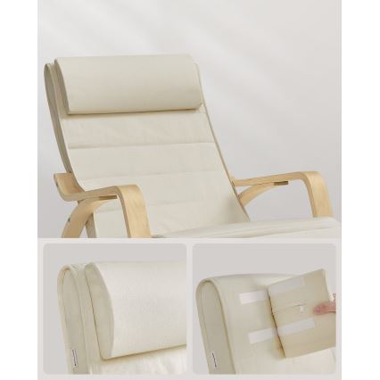 RESTLY Rocking Chair, Beige