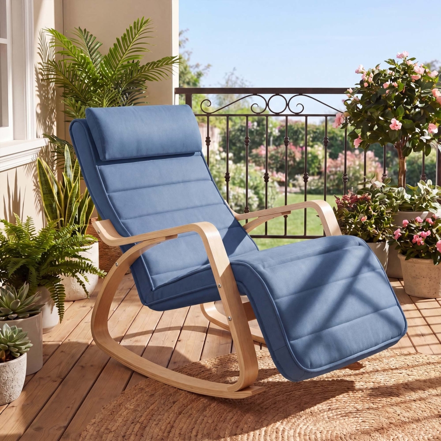 RESTLY Rocking Chair, Blue