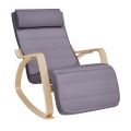 RESTLY Rocking Chair grey/purple