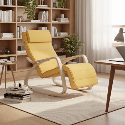 RESTLY Rocking Chair — Yellow