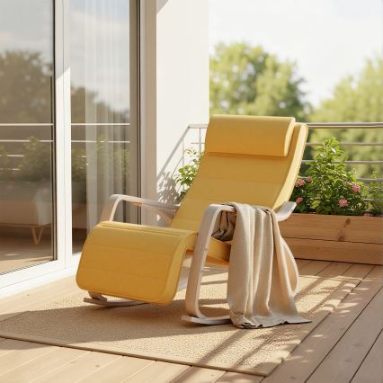 RESTLY Rocking Chair — Yellow