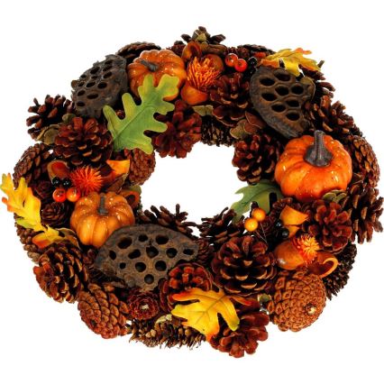 Autumn wreath HALLOWEEN d. 35 cm
