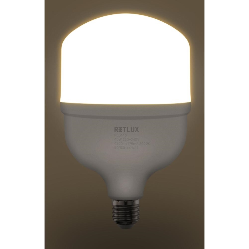 LED Bulb T120 E27/40W/230V 3000K