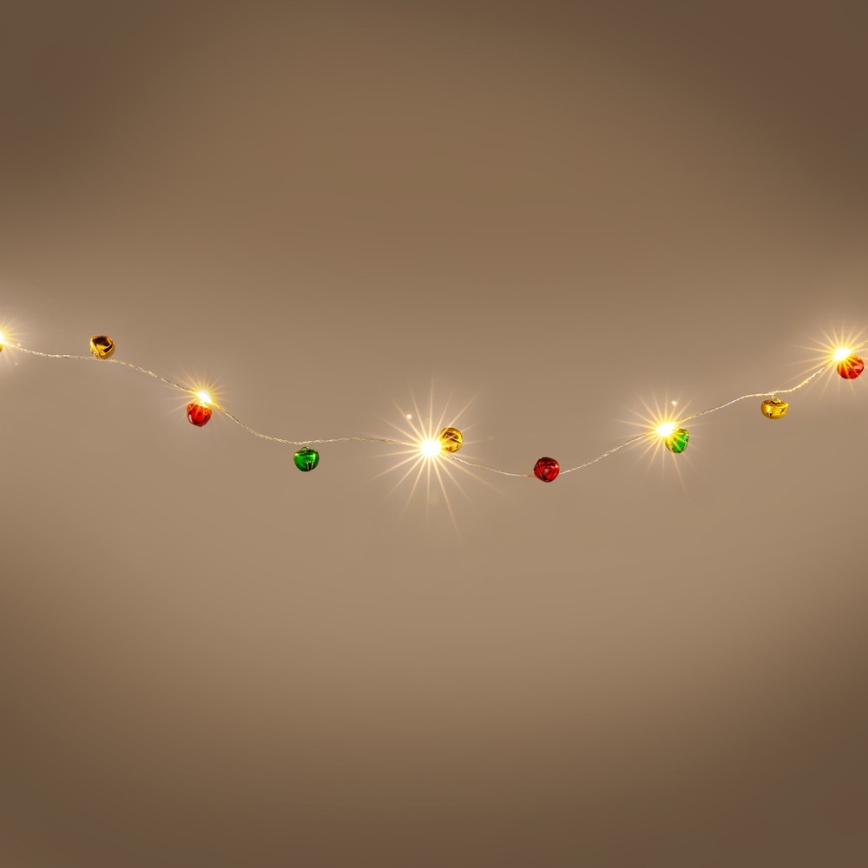 LED Christmas chain 40xLED/3xAA 4,3m warm white