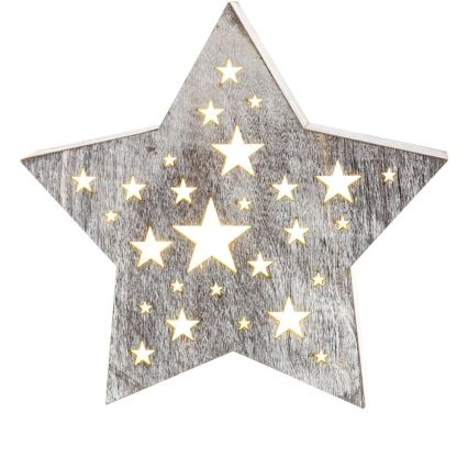 LED Christmas decoration 1xLED/2xAAA warm white