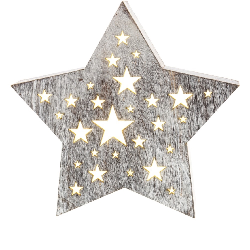 LED Christmas decoration 1xLED/2xAAA warm white