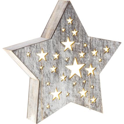 LED Christmas decoration 1xLED/2xAAA warm white