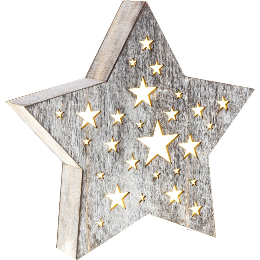 LED Christmas decoration 1xLED/2xAAA warm white