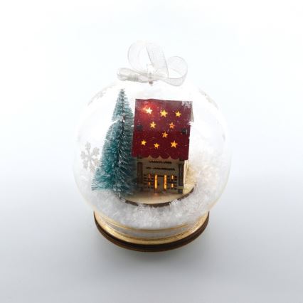 LED Christmas decoration 1xLED/3xLR44 warm white