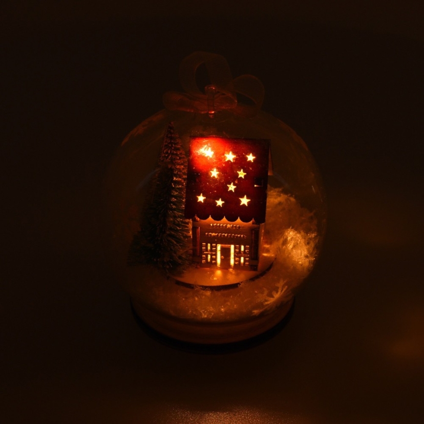 LED Christmas decoration 1xLED/3xLR44 warm white