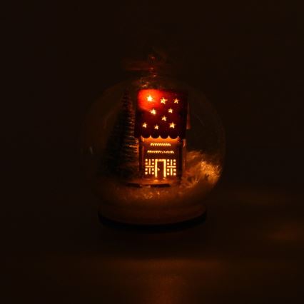 LED Christmas decoration 1xLED/3xLR44 warm white