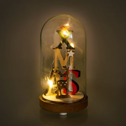 LED Christmas decoration 3xLED/1xCR2032 warm white
