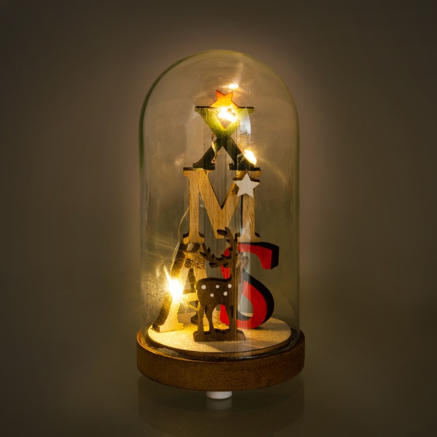 LED Christmas decoration 3xLED/1xCR2032 warm white