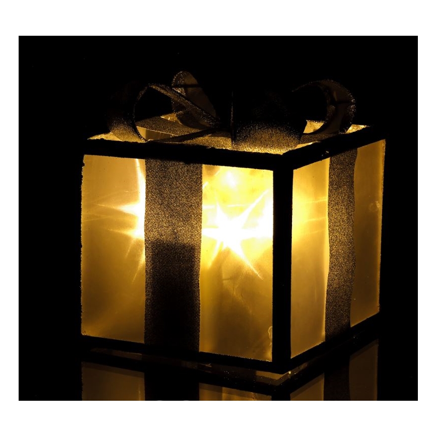 LED Christmas decoration LED/2xAA 20 cm gift