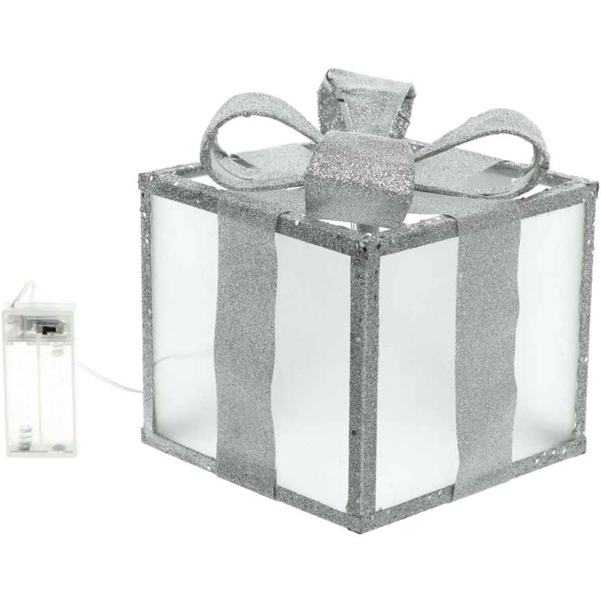 LED Christmas decoration LED/2xAA 20 cm gift