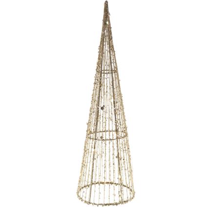 LED Christmas decoration LED/2xAA 40 cm cone