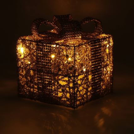 LED Christmas decoration LED/2xAA present