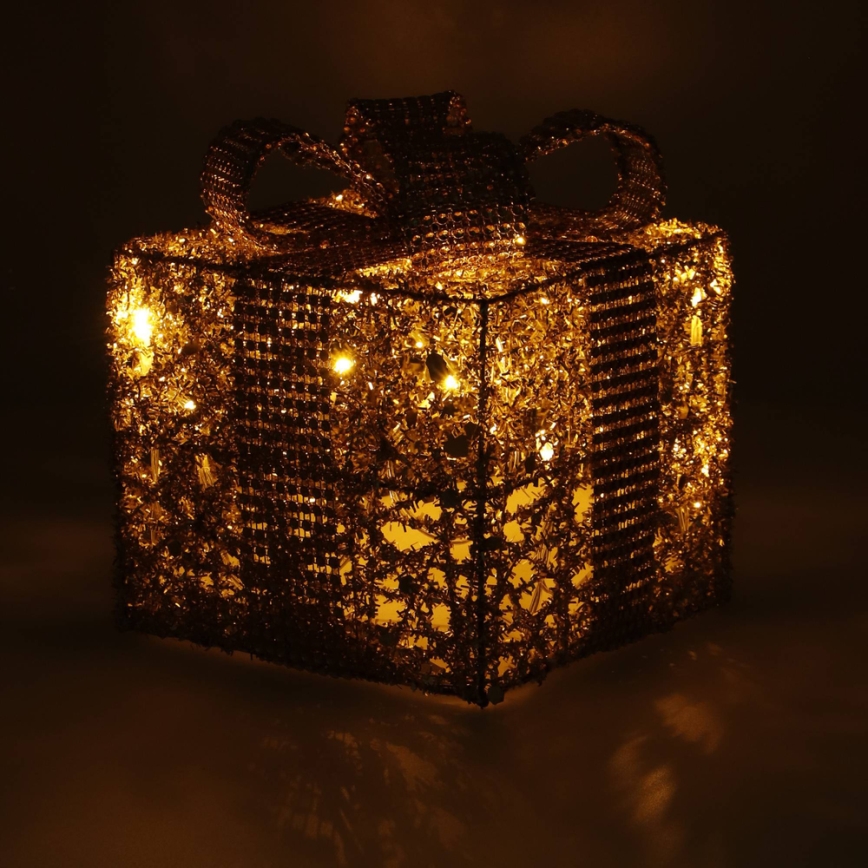 LED Christmas decoration LED/2xAA present