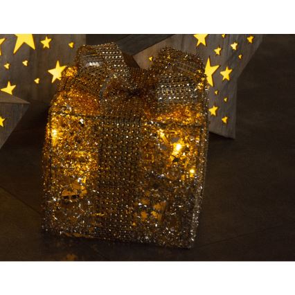 LED Christmas decoration LED/2xAA present