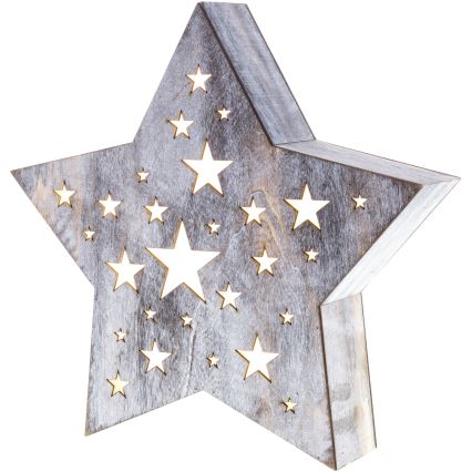 LED Christmas decoration LED/2xAAA star