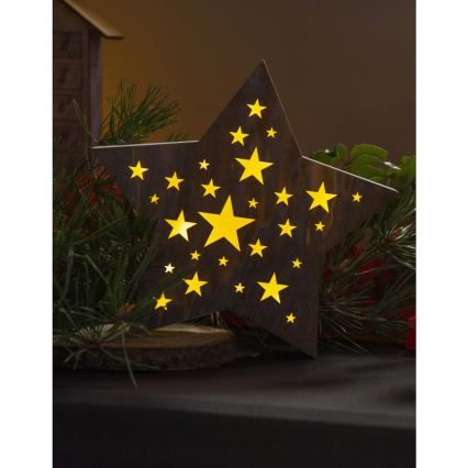 LED Christmas decoration LED/2xAAA star