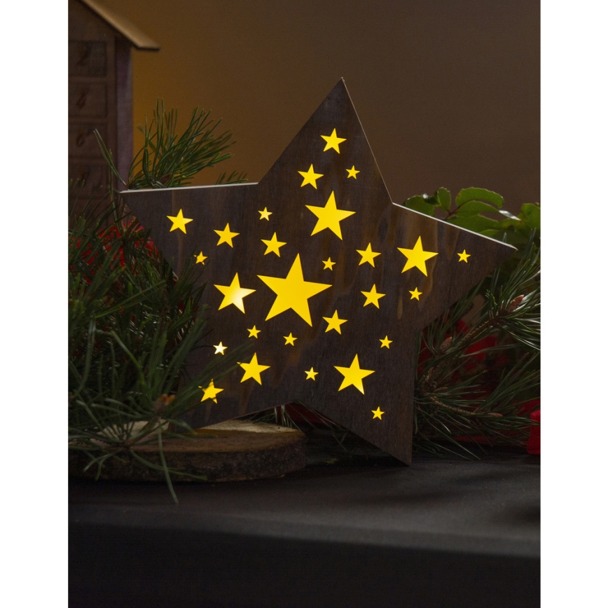LED Christmas decoration LED/2xAAA star
